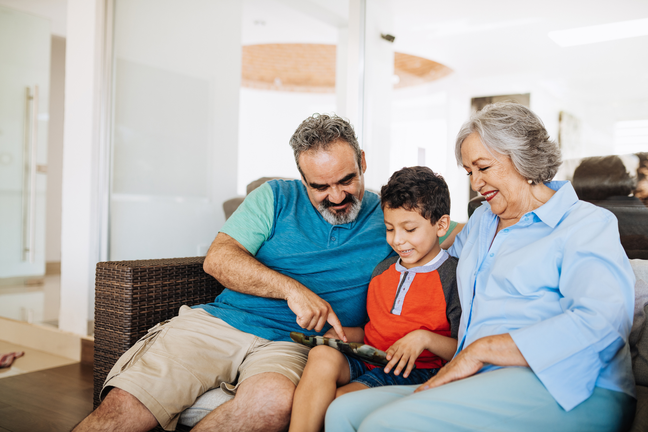 Grandparents with their Grandchildren